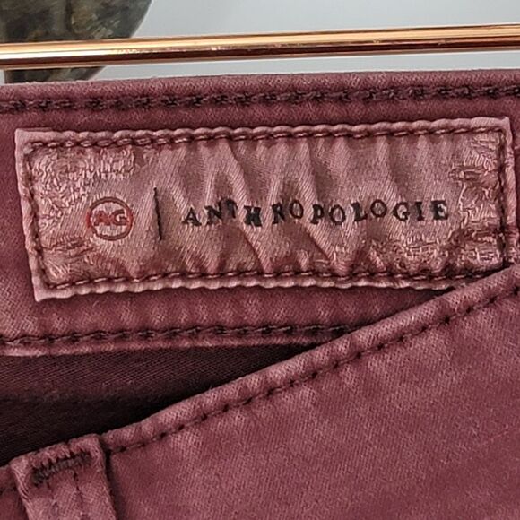 Ag adriano goldschmied brick red pants abbey ankle - Picture 11 of 14